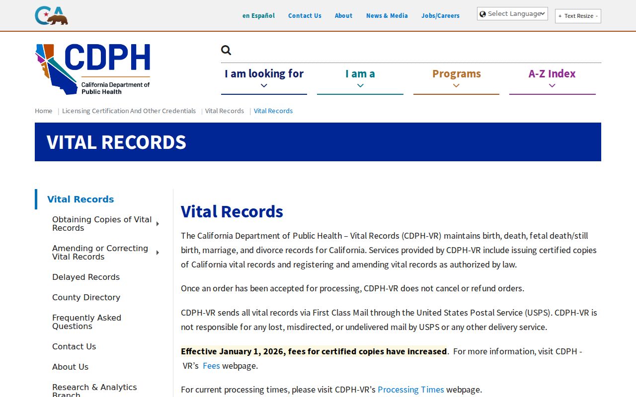 Claremont residents directory reference to California vital records