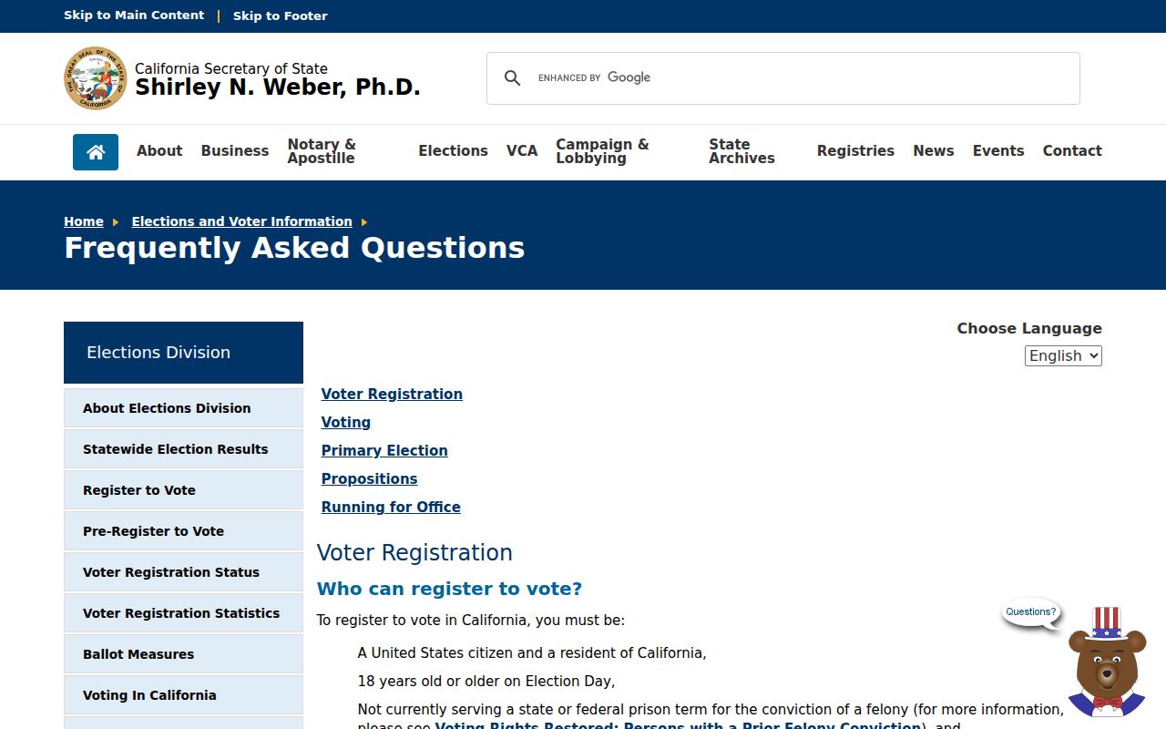 Claremont neighbors California voter data access rules